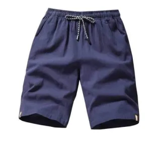 2018 Men's Fashion Lace Shorts - Denim Dark Blue 31