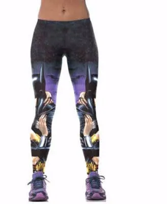 22 Colors Classic Captain America 3D Print Women Sporting Leggings Fitness Pants Female Elastic Workout Clothes