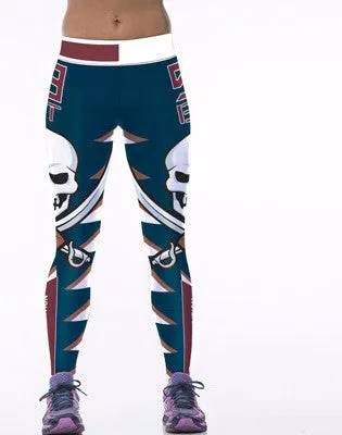 22 Colors Classic Captain America 3D Print Women Sporting Leggings Fitness Pants Female Elastic Workout Clothes