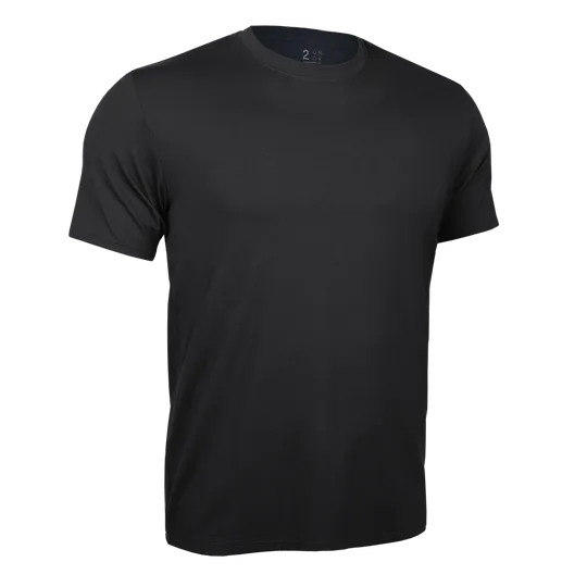 2UNDR - Luxury Crew Tee - Black