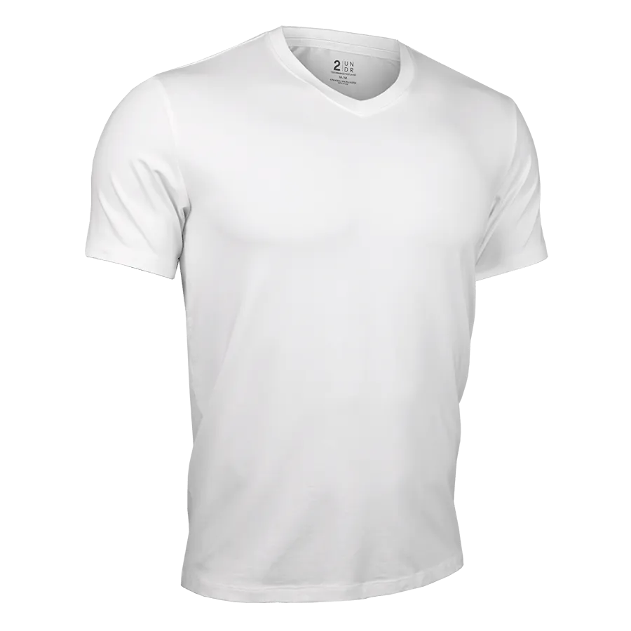 2UNDR Mens Luxury V Neck Tee