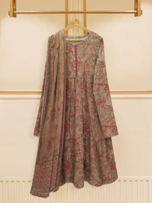 3 PIECE - DIGITAL PRINTED LAWN FROCK