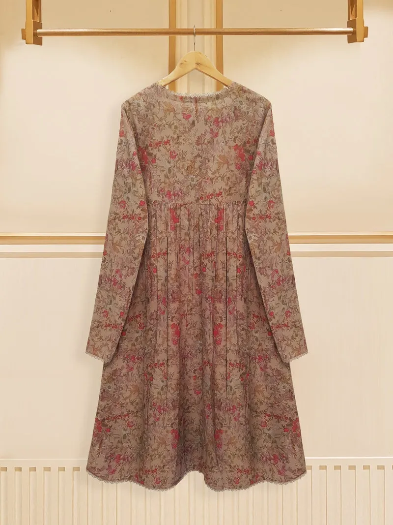 3 PIECE - DIGITAL PRINTED LAWN FROCK