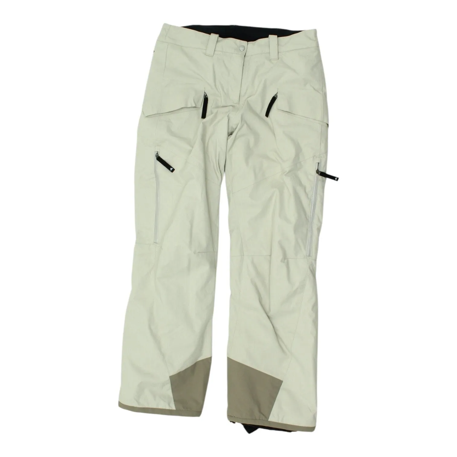 Adidas Beige Ski Trousers | Vintage Womens Winter Sports Sports Snow Pants