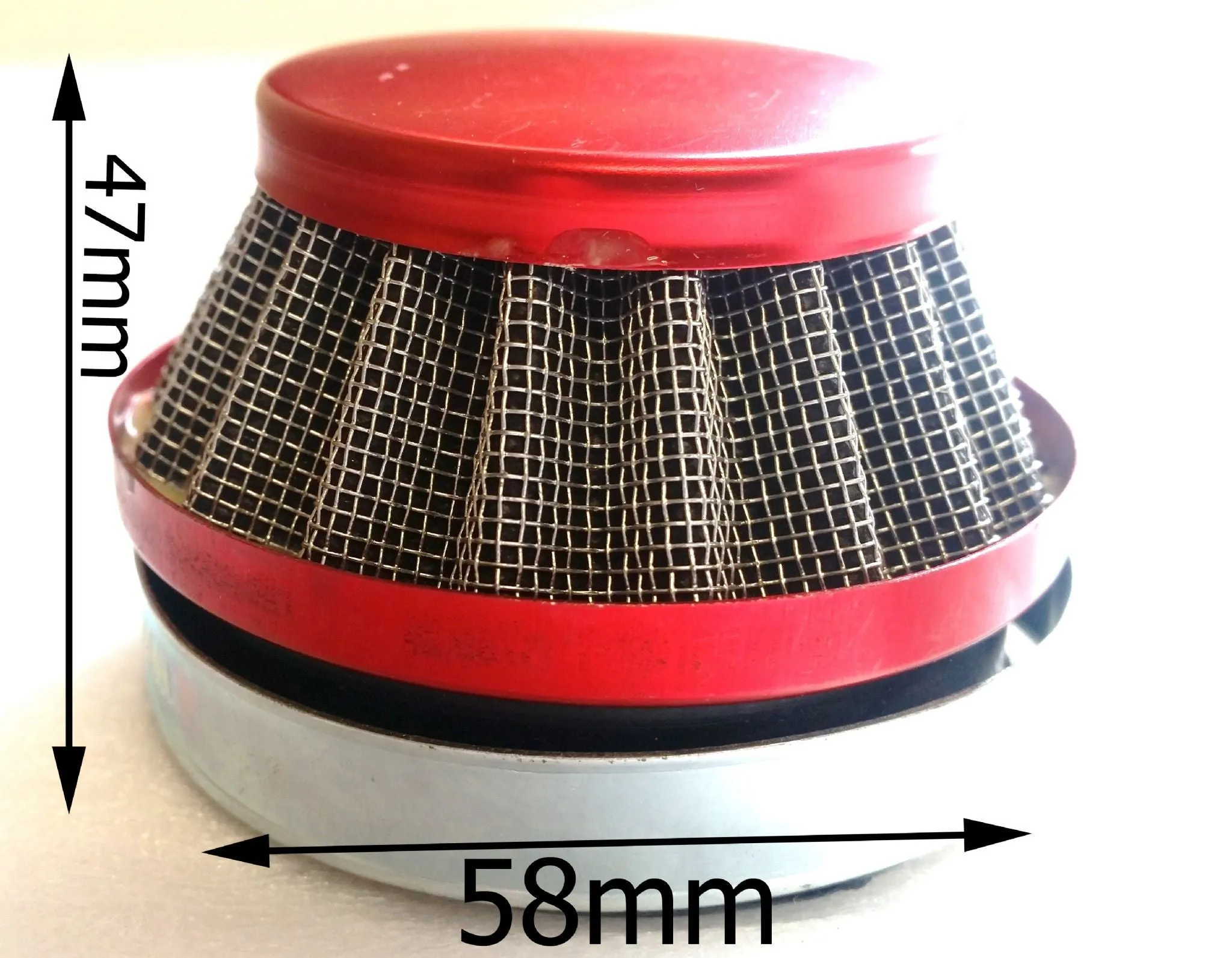 AF048 RED K&N AIR FILTER 58MM FOR 49CC MINI MOTO SPORTS ENGINE AIR FILTER