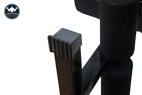 Allyson Fitness Adjustable Incline, Decline, and Flat Bench- Weight Strength Training, Sit Up Abs Fitness Bench for Full Body Workout of Home Gym (Black), 200Kg weight capacity