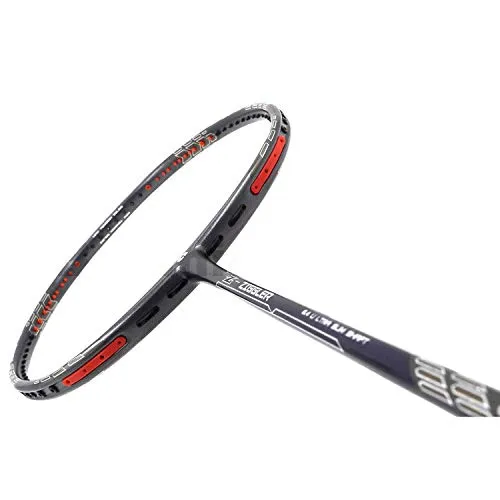 Apacs Z-Ziggler Strunged Graphite Badminton Racquet - with Free Full Cover and Grip - Grey (26 lbs)