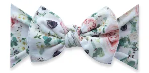 Baby Bling Heirloom Blooms Printed Knot Headband