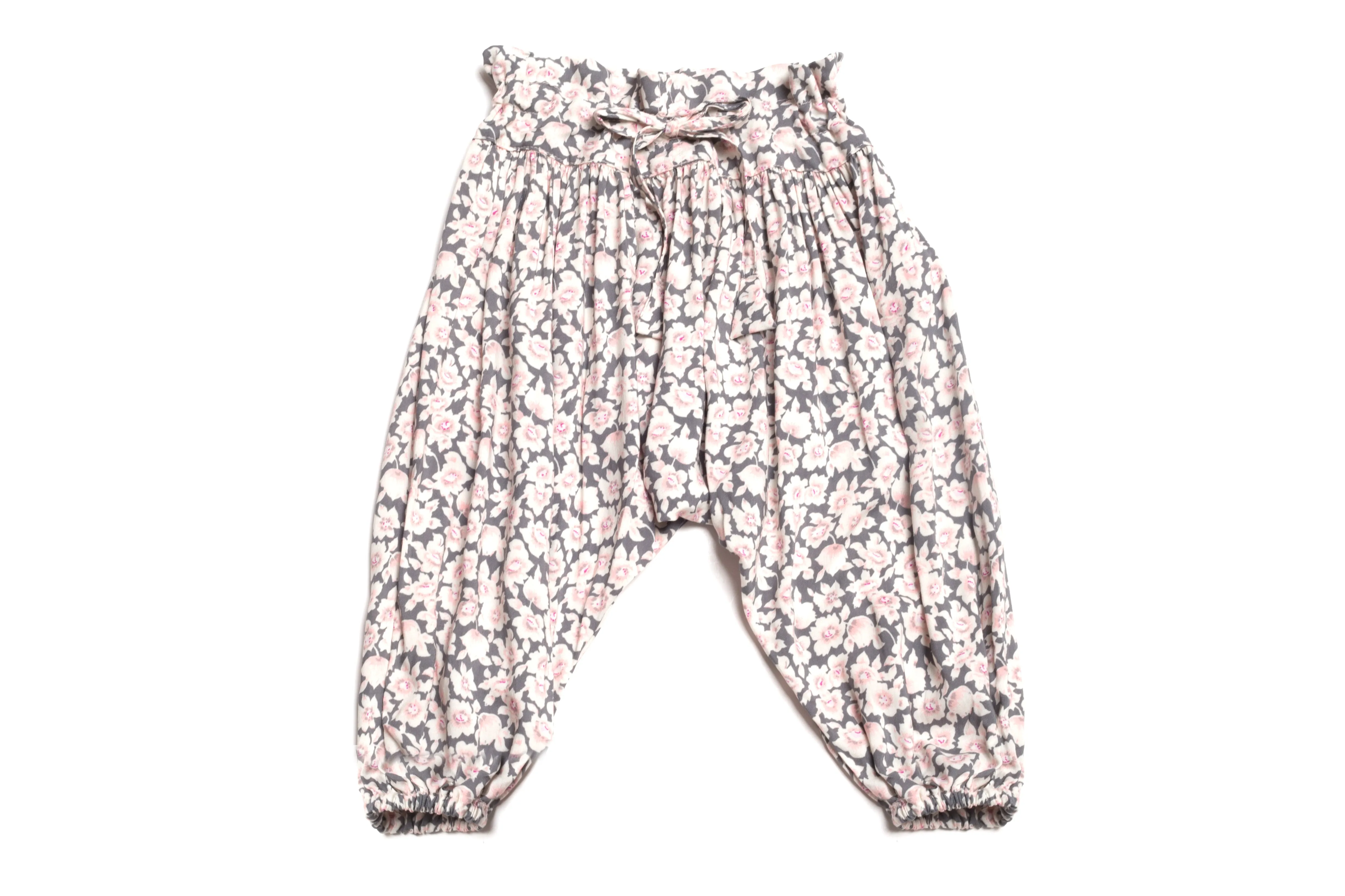 Baby Girl Floral Harem Pants | Pink Flame