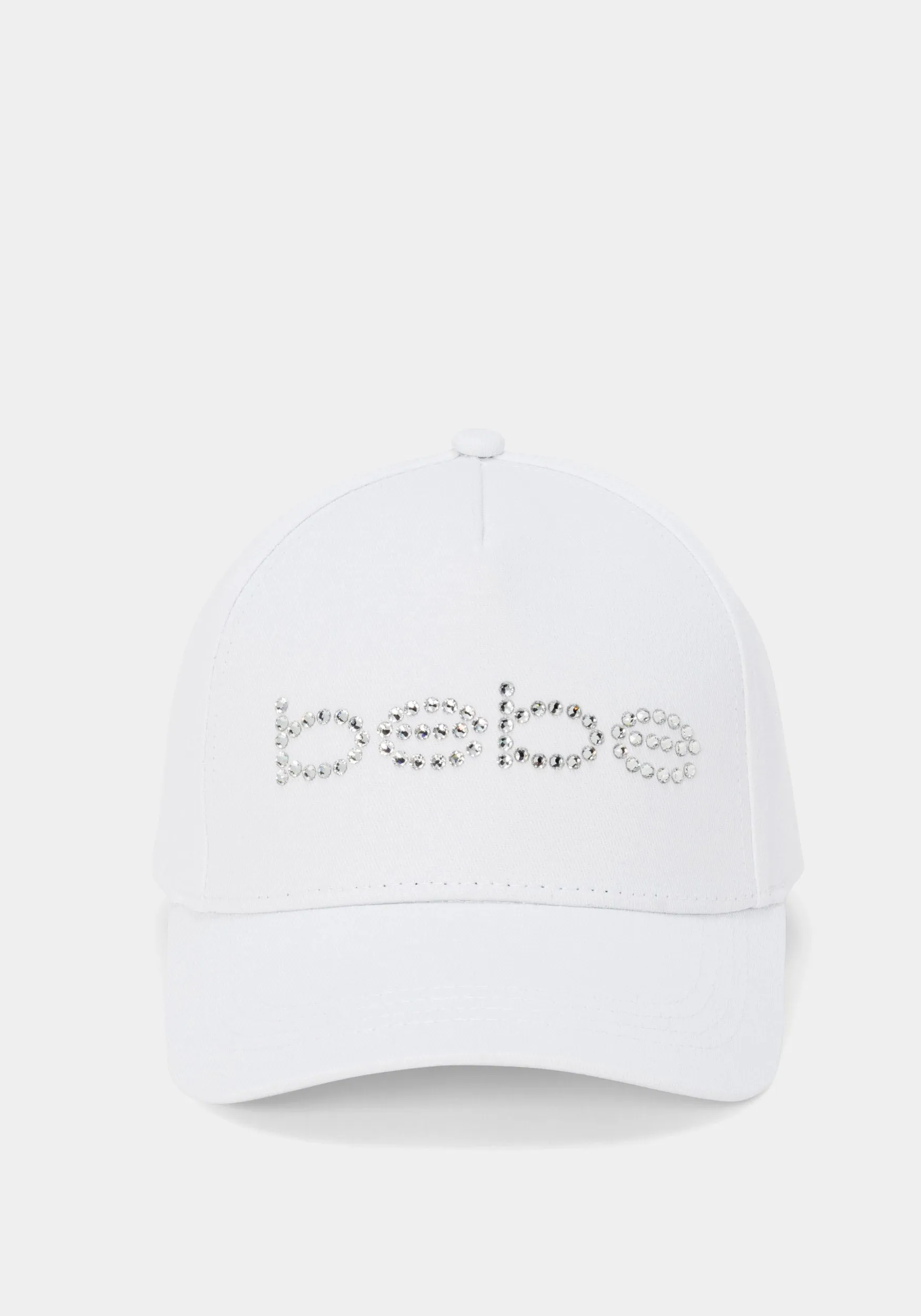 bebe Logo Hat Embellished With Crystals by Swarovski