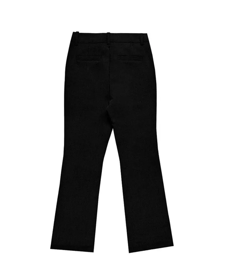 BENECIA 12 Fleece Bootcut - Black