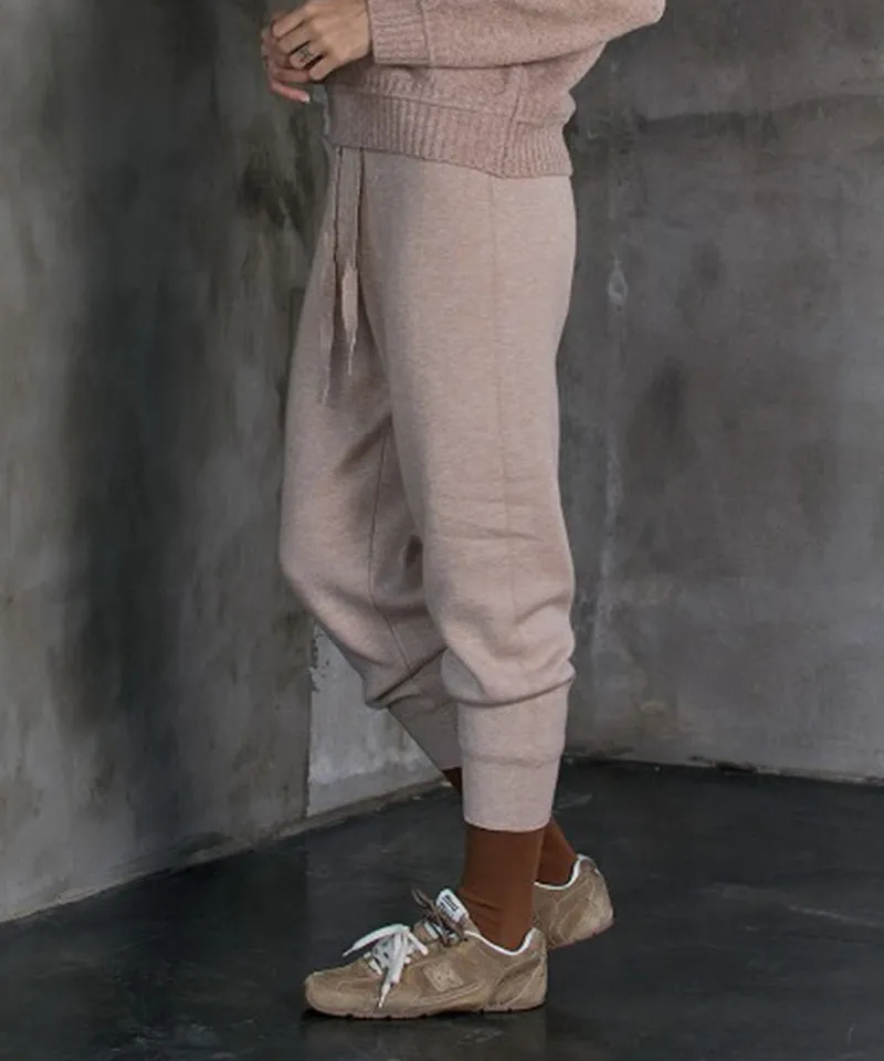BENECIA 12 Mink Knit Jogger - Beige