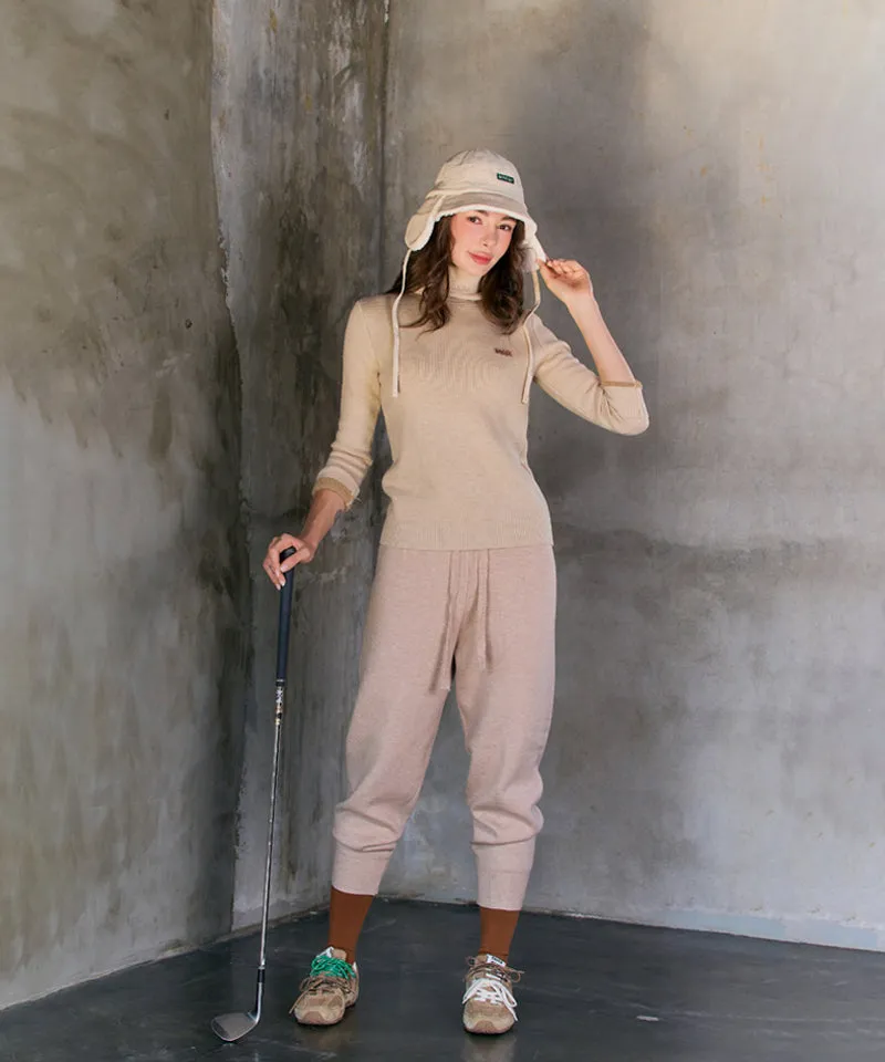 BENECIA 12 Mink Knit Jogger - Beige