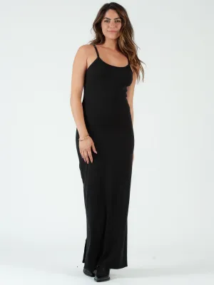 BILLIE CLASSIC TANK DRESS-BLACK