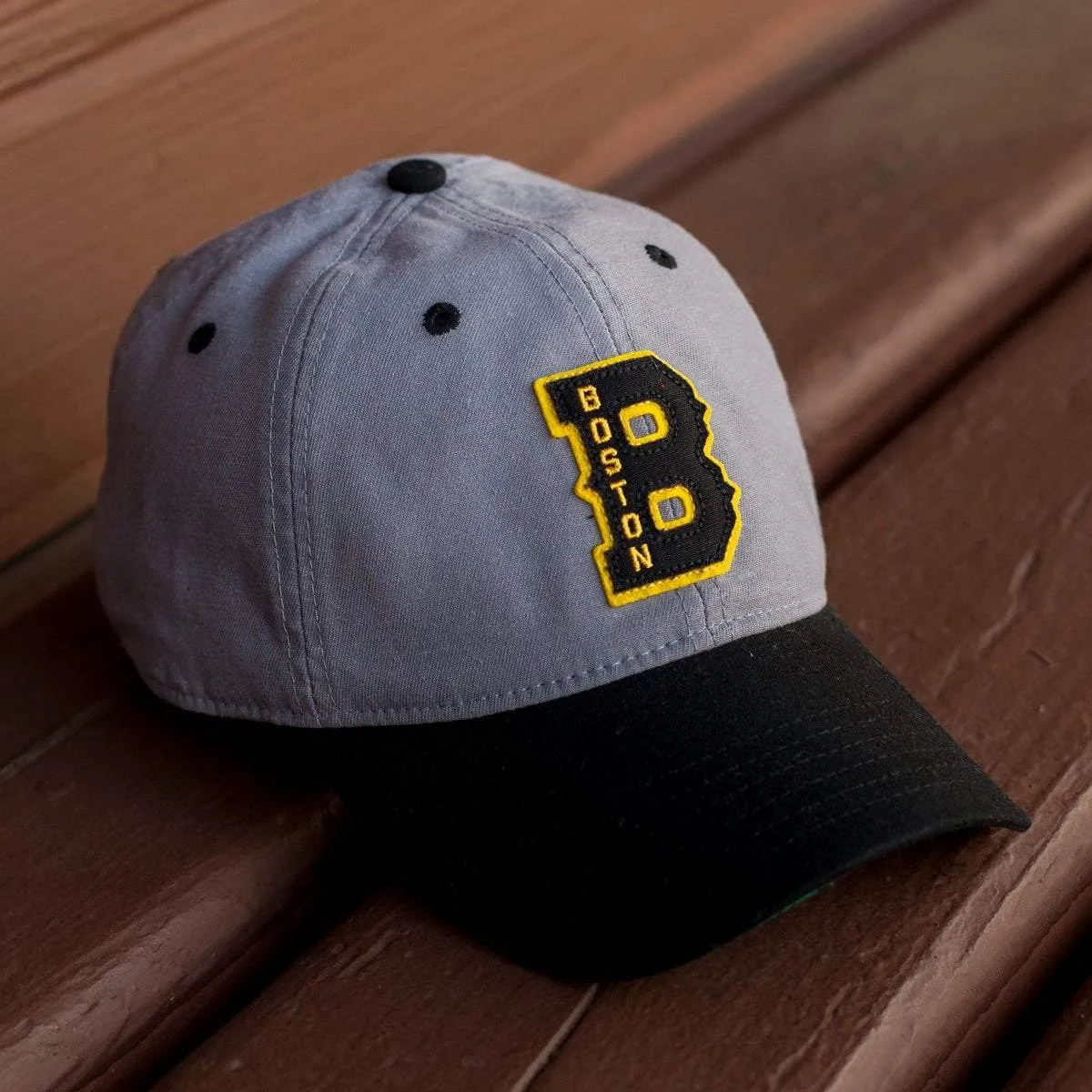 Boston B "Cindah Block" Adjustable Hat - Gray/Black