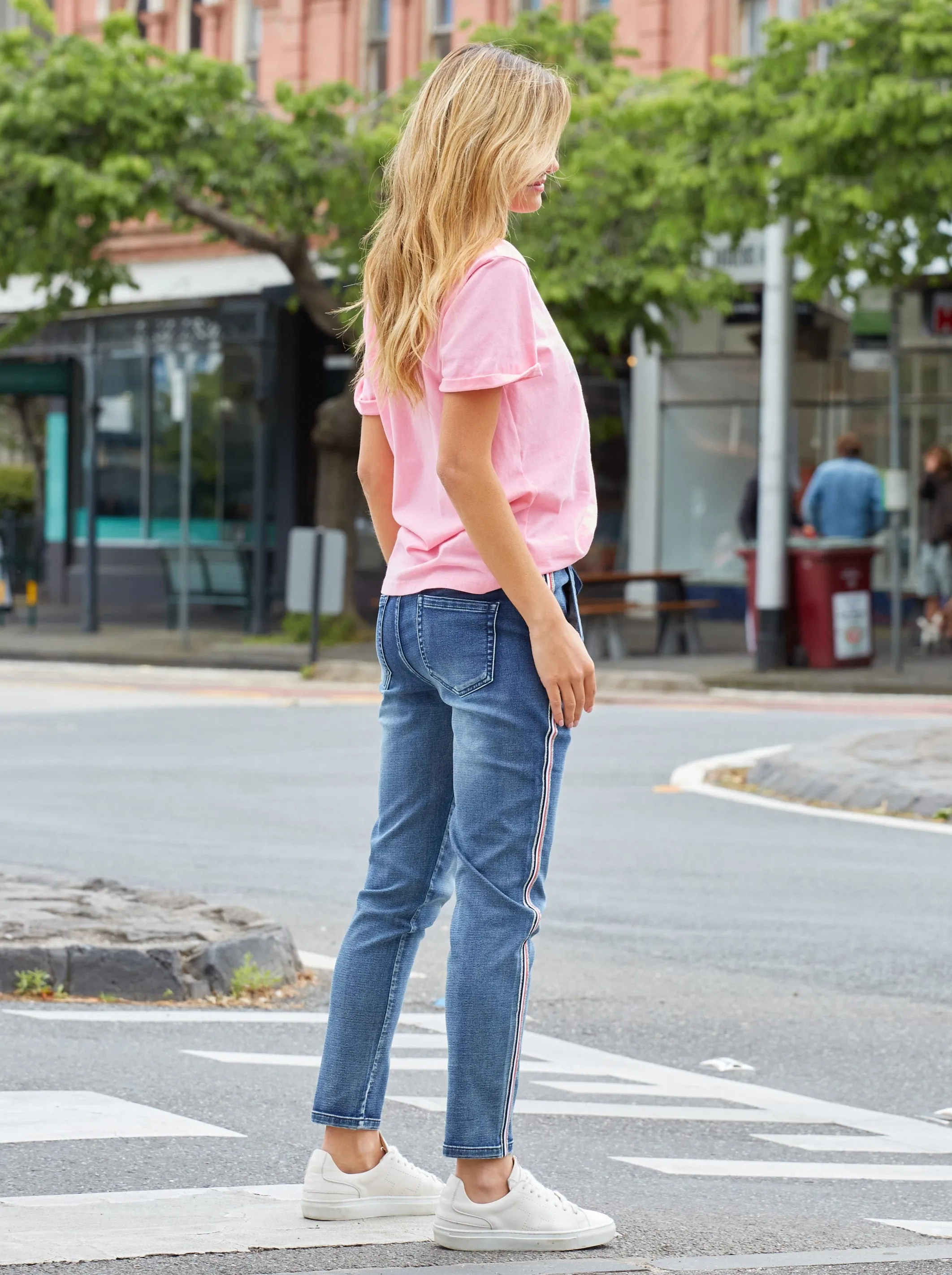 Brooklyn Denim Joggers - Denim Blue