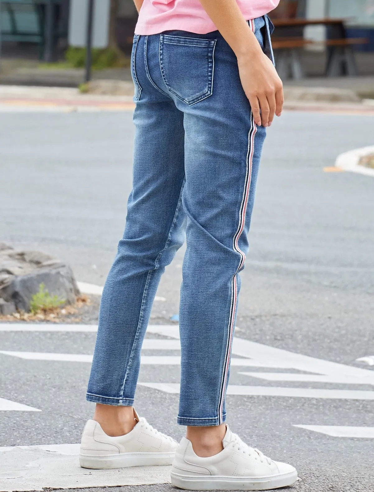 Brooklyn Denim Joggers - Denim Blue