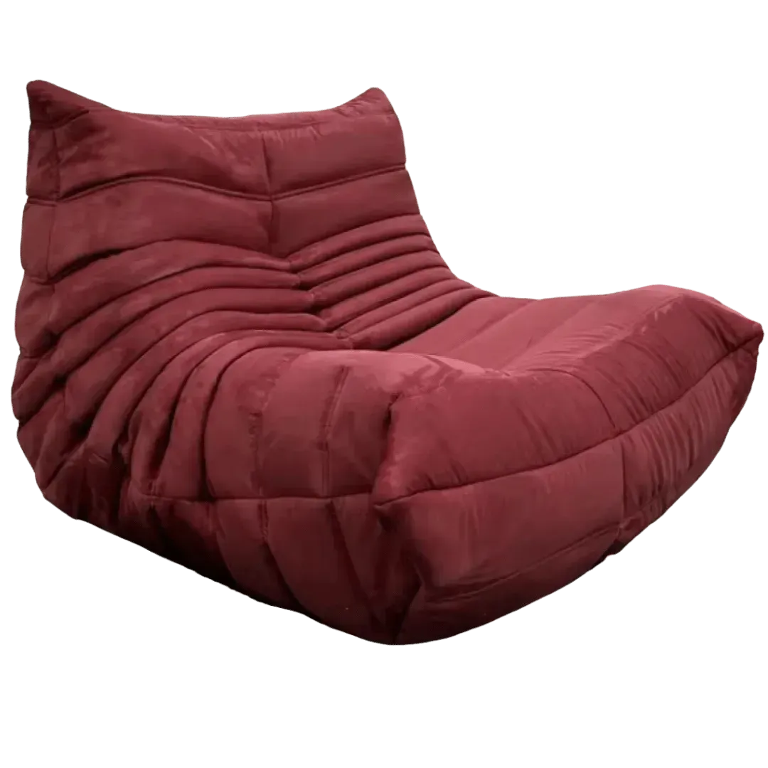 Burgandy Classic Lazy Lounge Chair