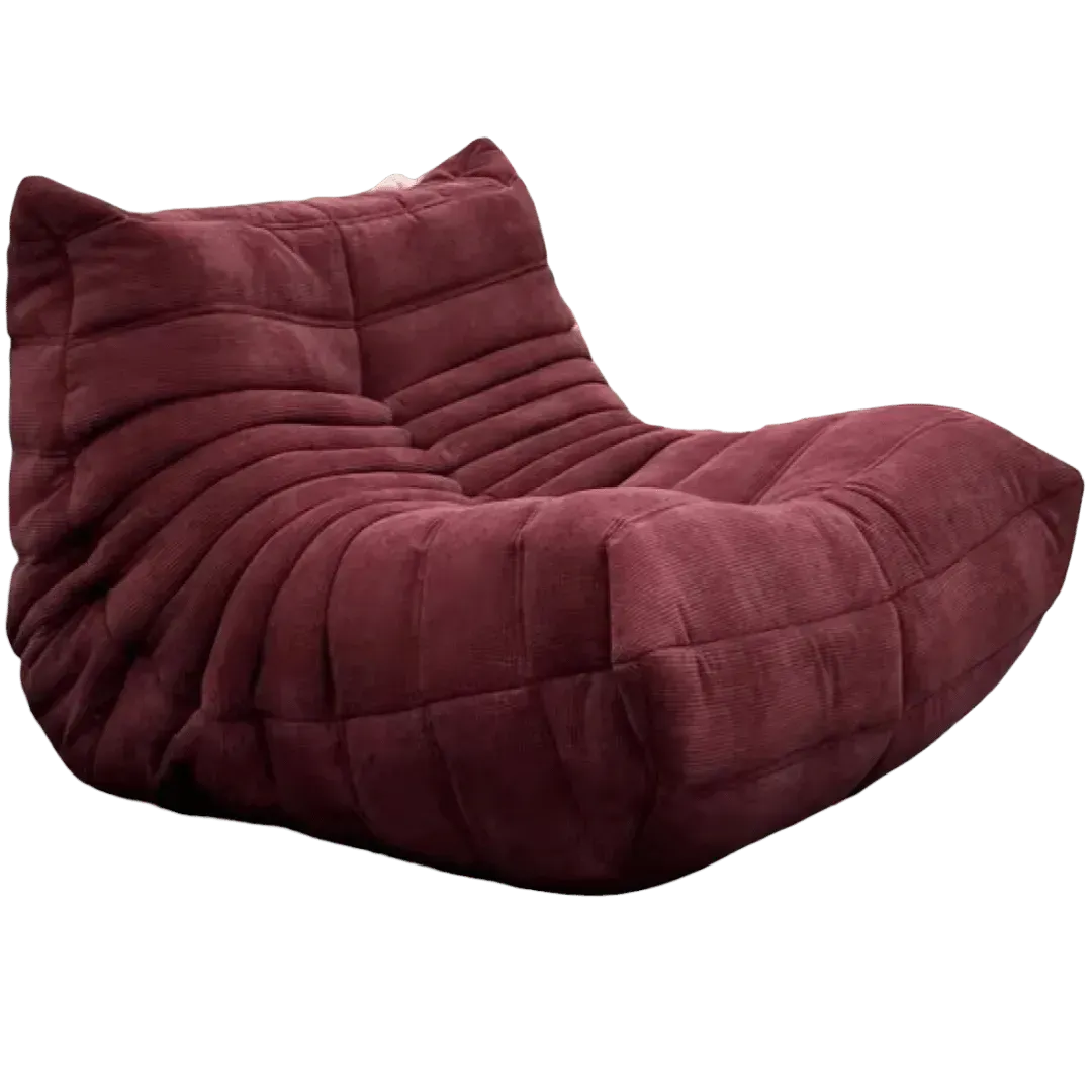 Burgandy Classic Lazy Lounge Chair