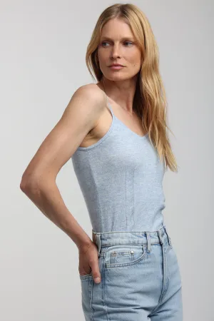 Cashmere & Linen V-neck Tank