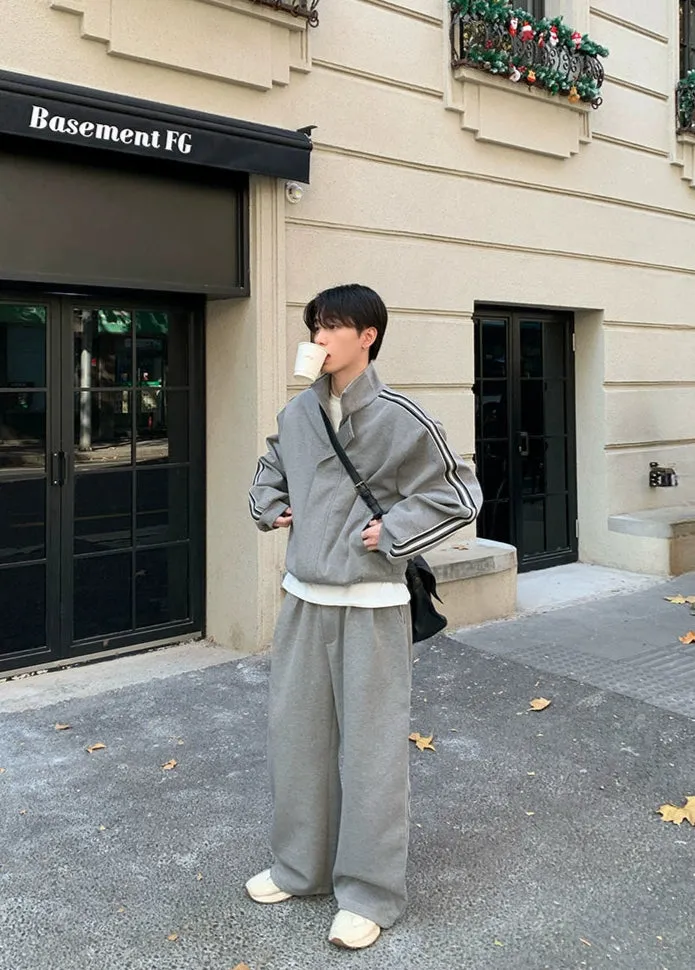 Casual Stand-Up Collar Sports Suit
