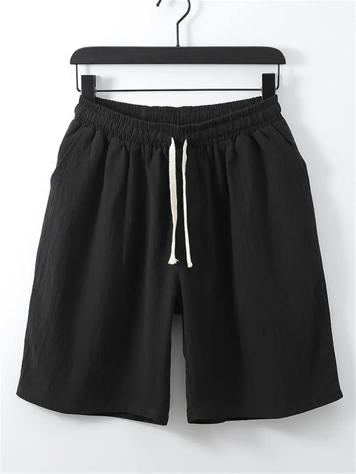 Casual Style Soft 2-Piece Outfit Pleated Detailing T-Shirt   Drawstring Waistband Shorts