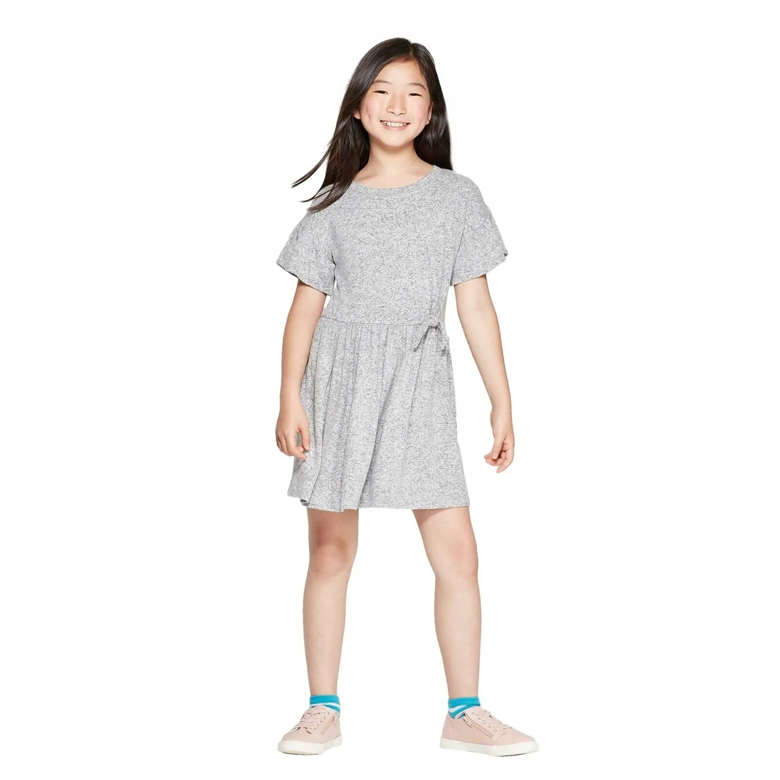 Cat & Jack Girls Cozy Knit A Line Dress