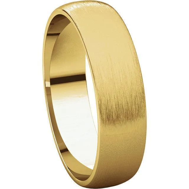 Classic Wedding Band - Satin Finish