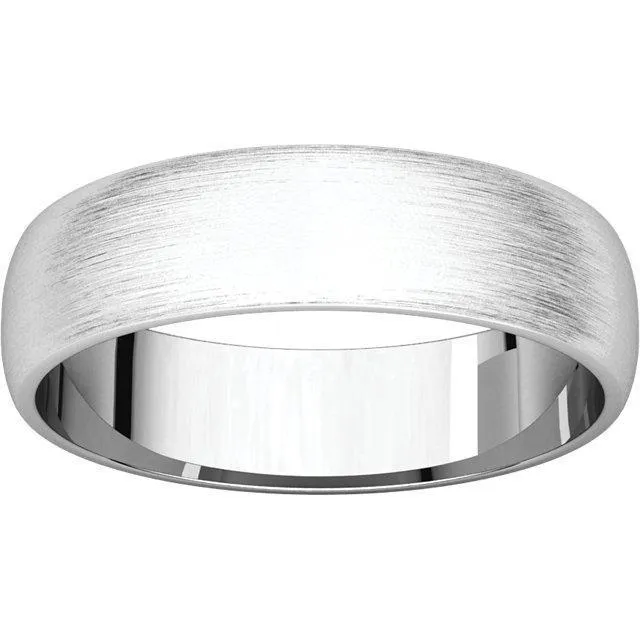 Classic Wedding Band - Satin Finish