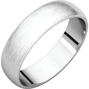Classic Wedding Band - Satin Finish