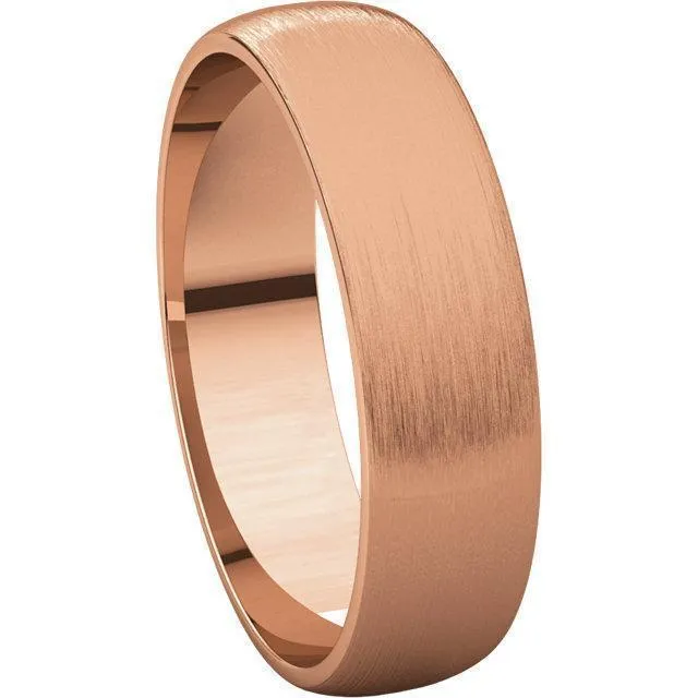 Classic Wedding Band - Satin Finish