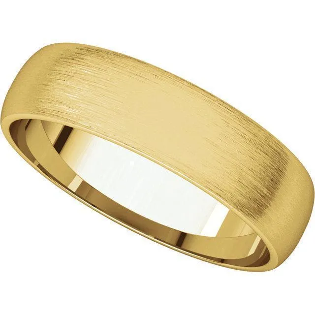 Classic Wedding Band - Satin Finish