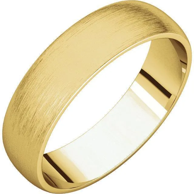 Classic Wedding Band - Satin Finish