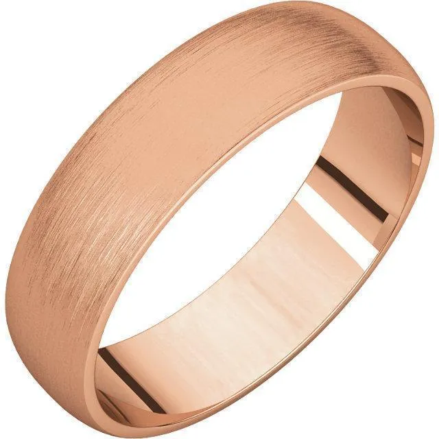Classic Wedding Band - Satin Finish