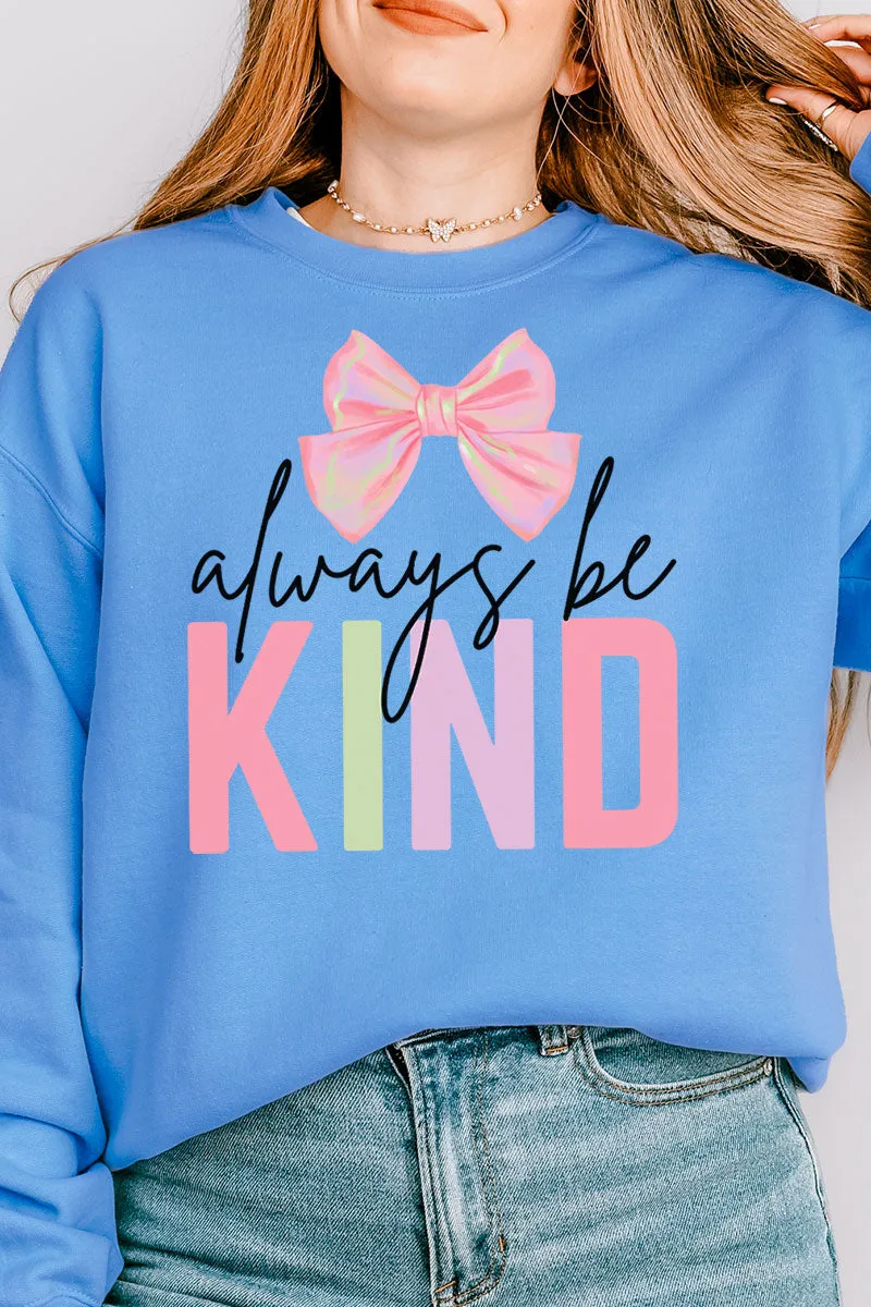 Coquette Always Be Kind Unisex NuBlend Crew Sweatshirt