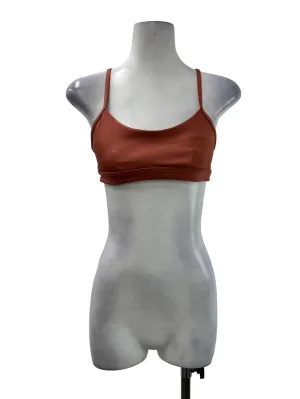 Coral Pink Cross Back Bra