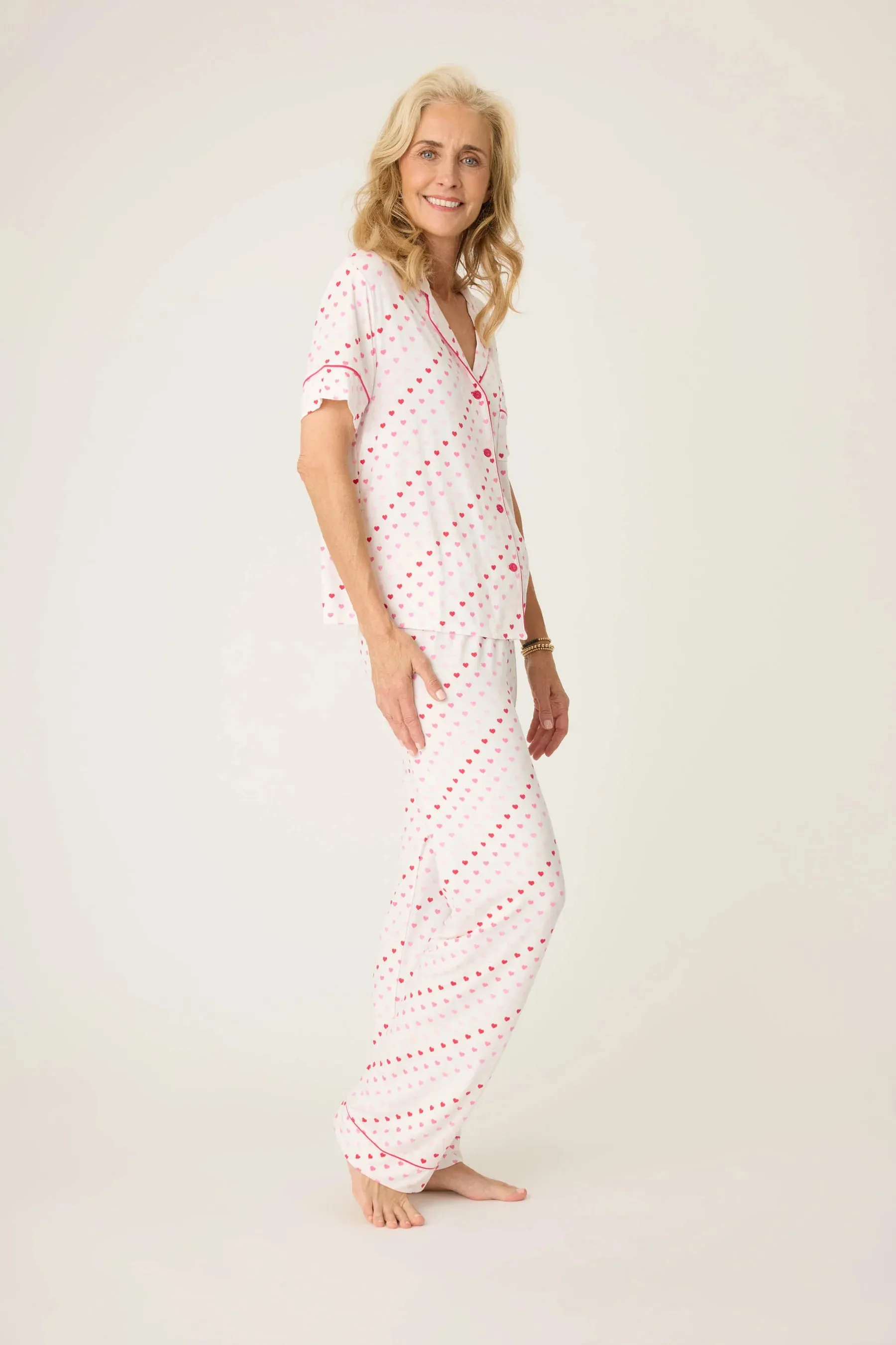 Day Dreams Hearts Modal PJ Set