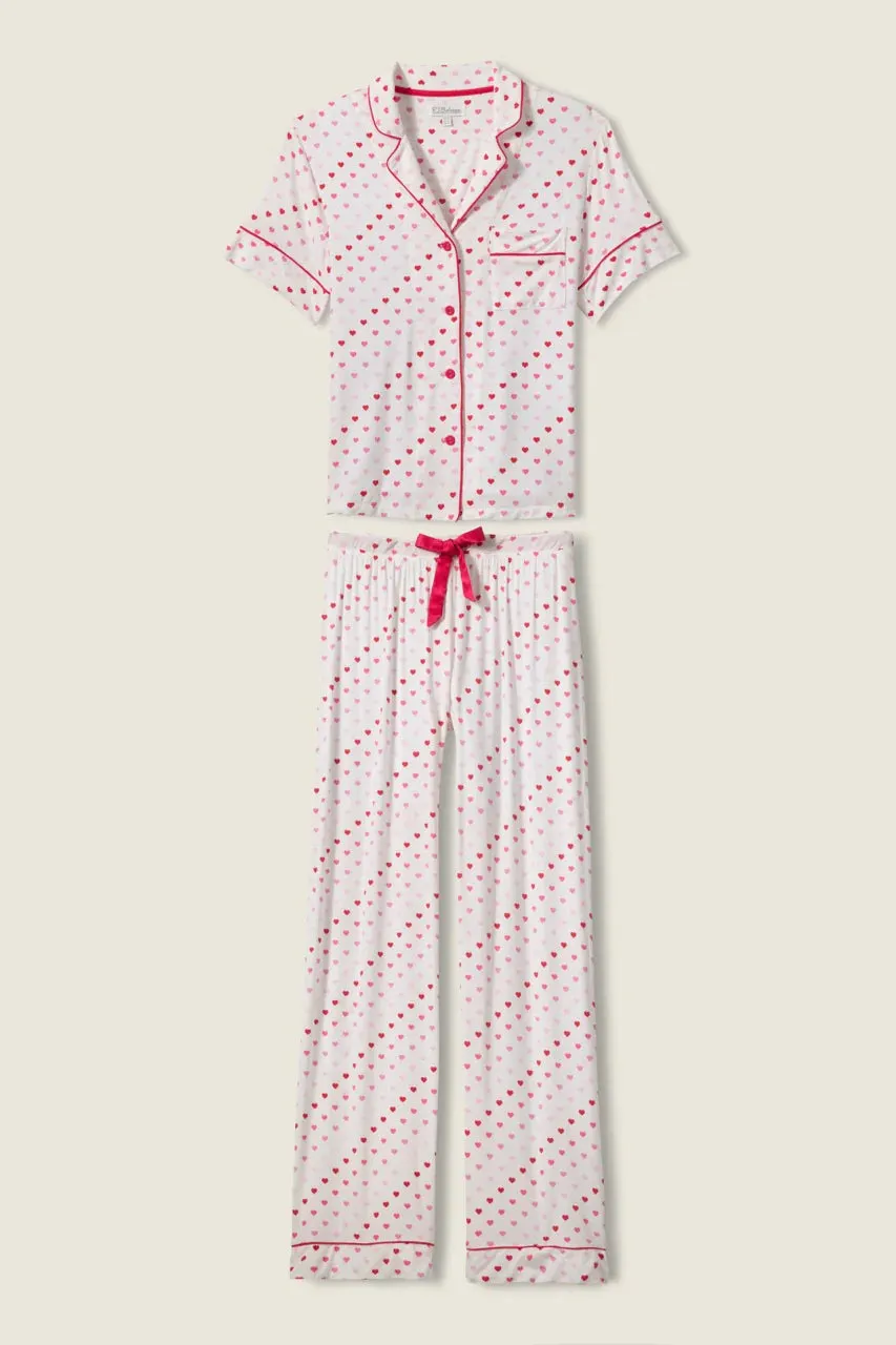 Day Dreams Hearts Modal PJ Set