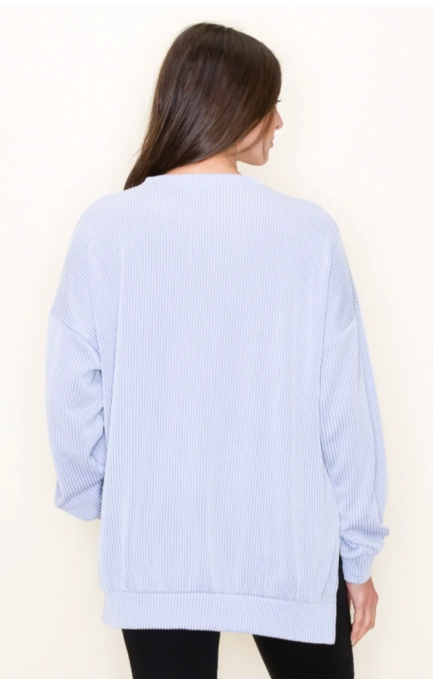 Decisions To Make Ribbed Long Sleeve-Multiple Colors Available