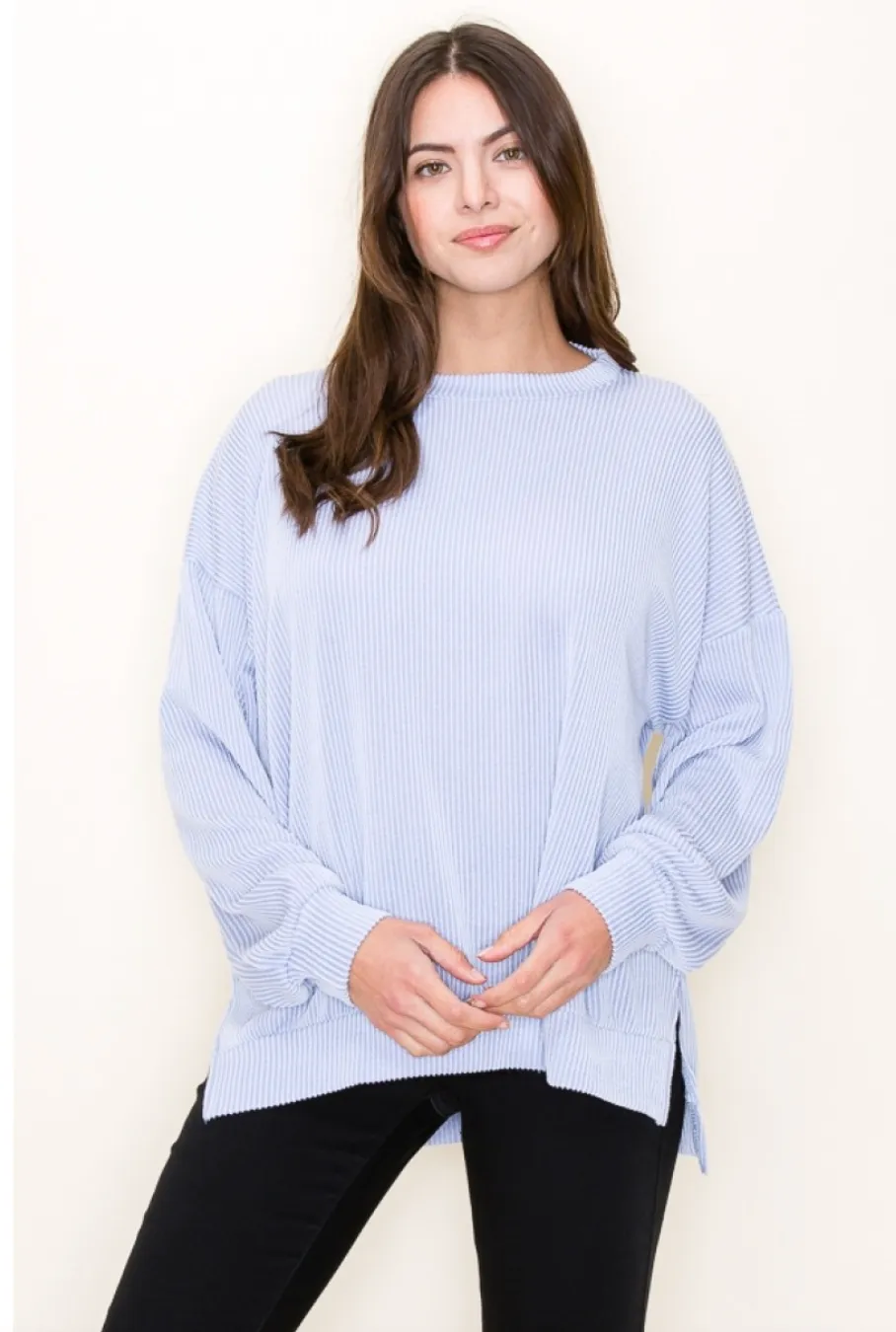 Decisions To Make Ribbed Long Sleeve-Multiple Colors Available