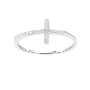 Diamond Cross Ring