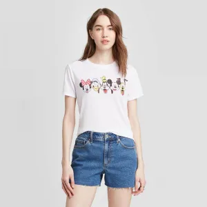 Disney Women's Mickey and Friends Short Sleeve Graphic T-Shirt (Juniors')