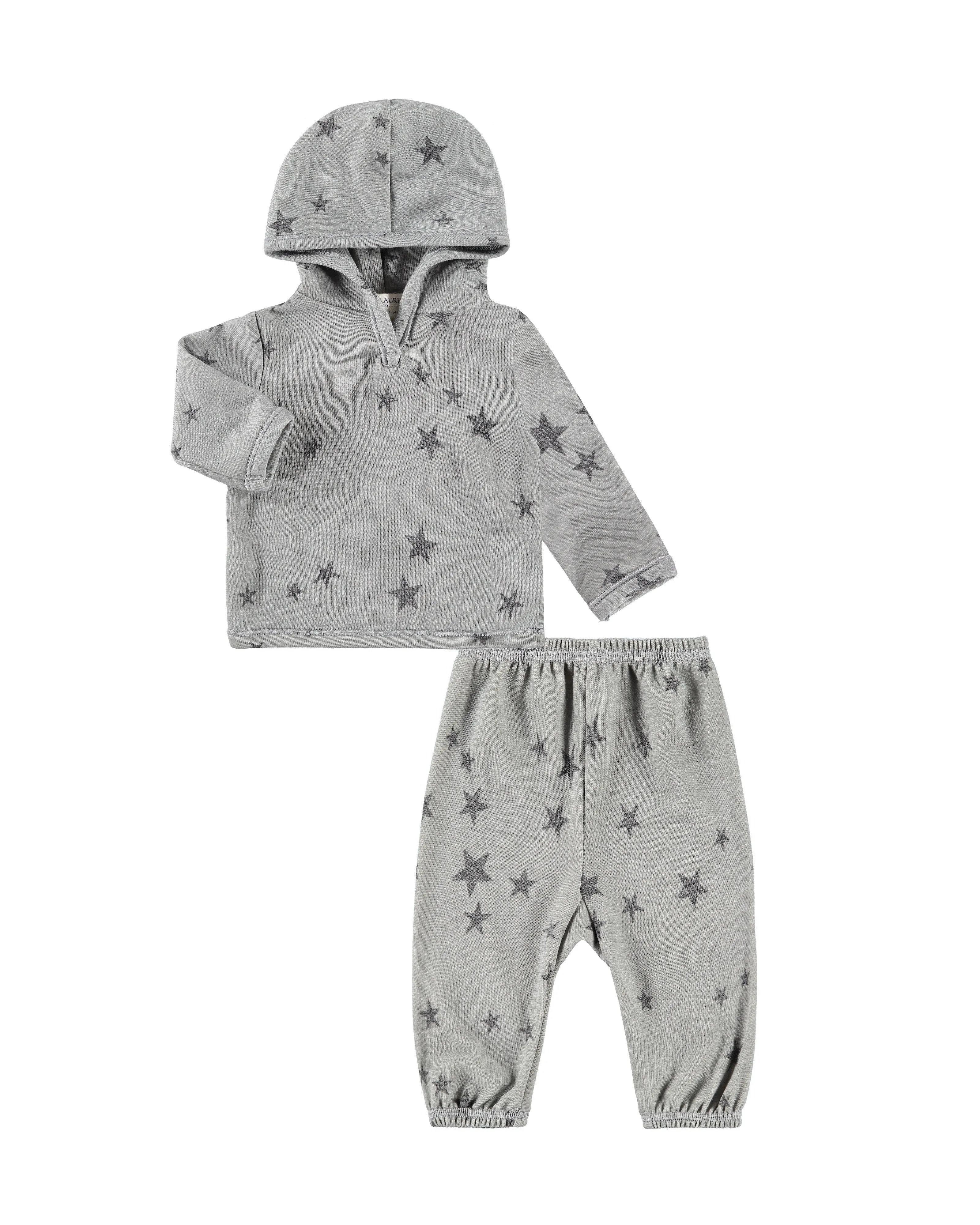 Eco-Fleece Star Hoodie and Sweatpant Sets