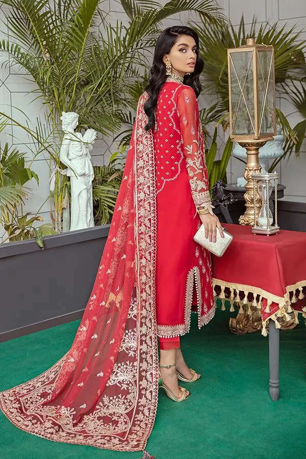 Elegant Pakistani Salwar Kameez In Red Color #PF185
