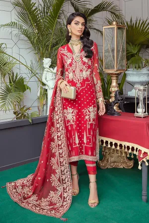 Elegant Pakistani Salwar Kameez In Red Color #PF185