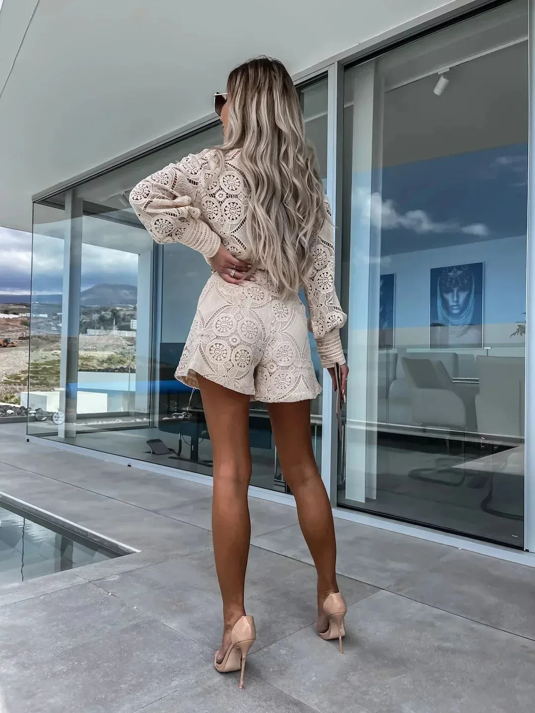 Ella™ - Chic Lace Two-Piece Ensemble