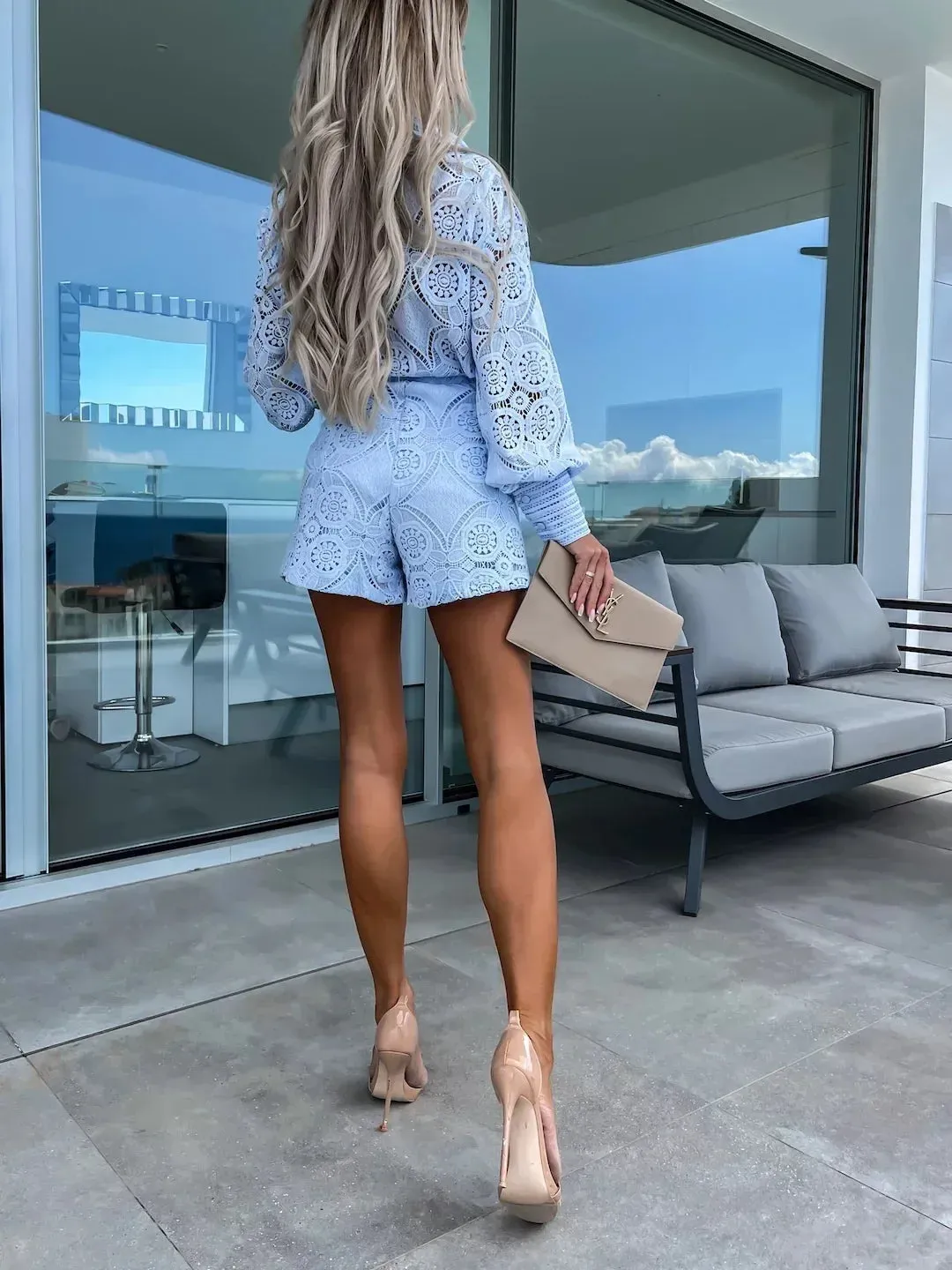 Ella™ - Chic Lace Two-Piece Ensemble