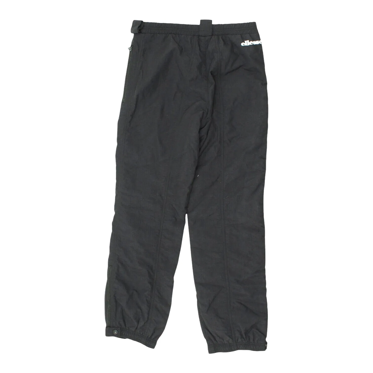 Ellesse Black Tracksuit Bottoms | Vintage Mens 90s Sportswear Sports Track Pants