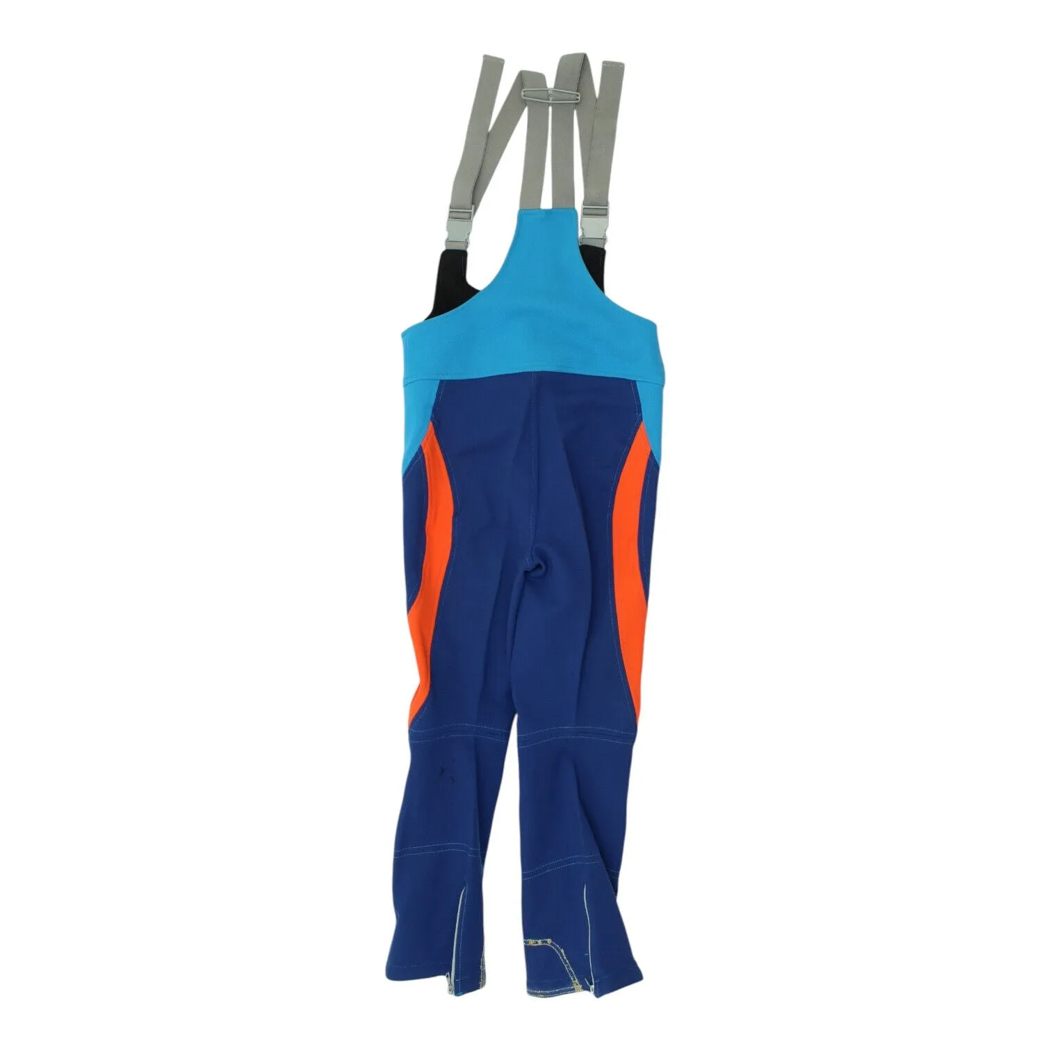 Elviana Blue Ski Salopettes | Vintage Mens Designer Winter Sports Snow Pants VTG