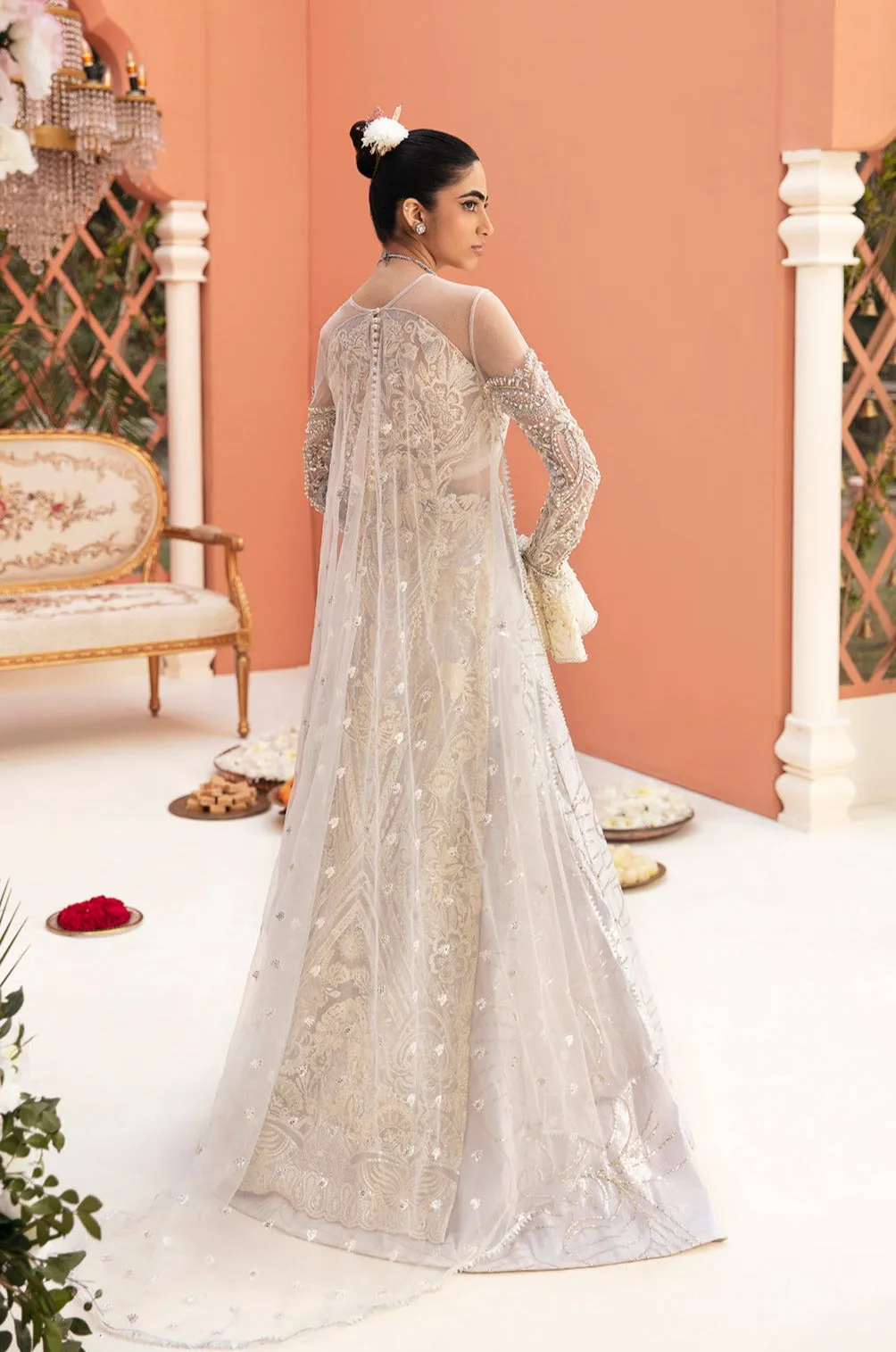Embellished Kameez Lehenga Pakistani Wedding Dress